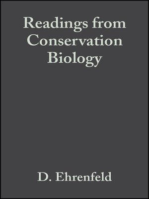 cover image of Readings from Conservation Biology